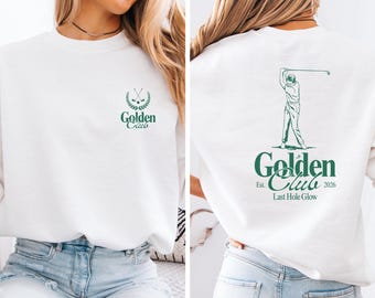Retro Golf Sweatshirt, Vintage Club Jumper, Dad Golfing Gift, Golf Team Crewneck