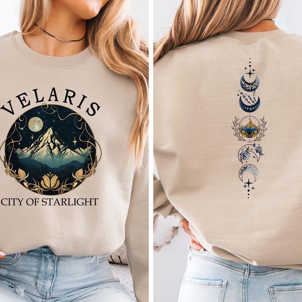 Acotar Velaris Sweatshirt, City of Starlight Sweater, Bookish Sweatshirt, The Night Court Sweater, Book Lovers Jumper, Book Lover Gift