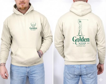 Retro Golf Club Hoodie, Vintage Golfer Pullover, Dad Golfing Top, Golf Team Jumper