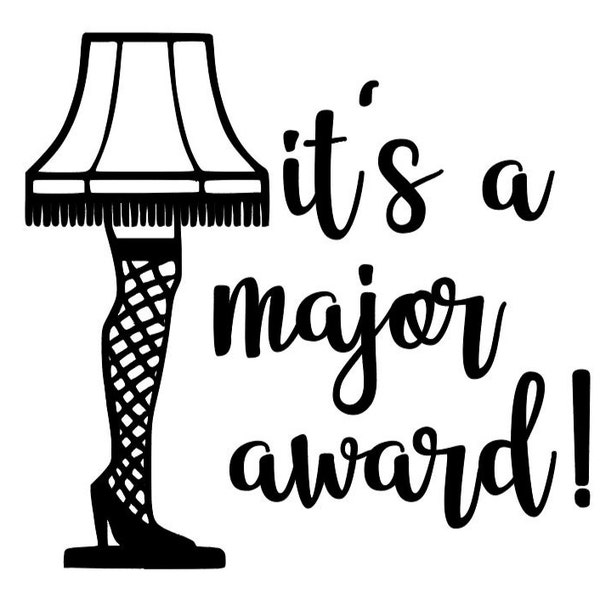 A Christmas Story Leg Lamp Decal