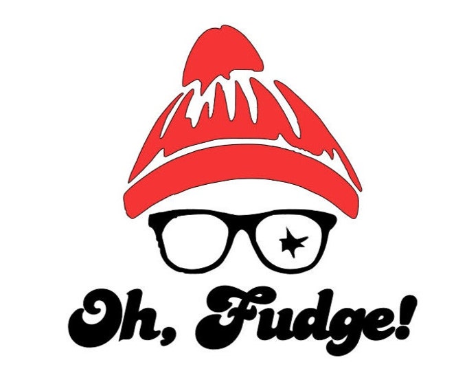 A Christmas Story oh Fudge Decal - Etsy