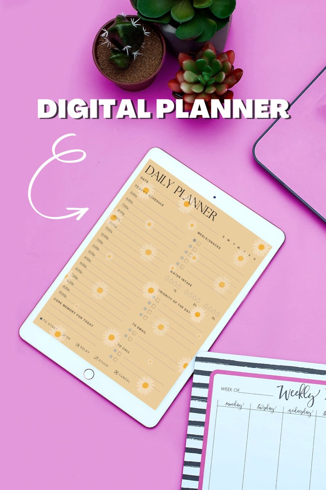 Digital Planner, Customizable Planner, Goodnotes Planner, iPad Planner