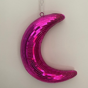 Disco Ball Moon Hanging Home Decor