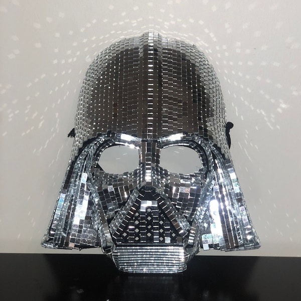 Disco Ball Darth Vader Star Wars Face Mask Helmet