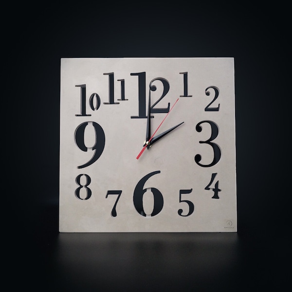 Square Wall Clock Modern | Laurentia