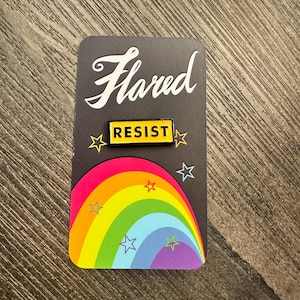 RESIST - Enamel Pin - Free Shipping US**