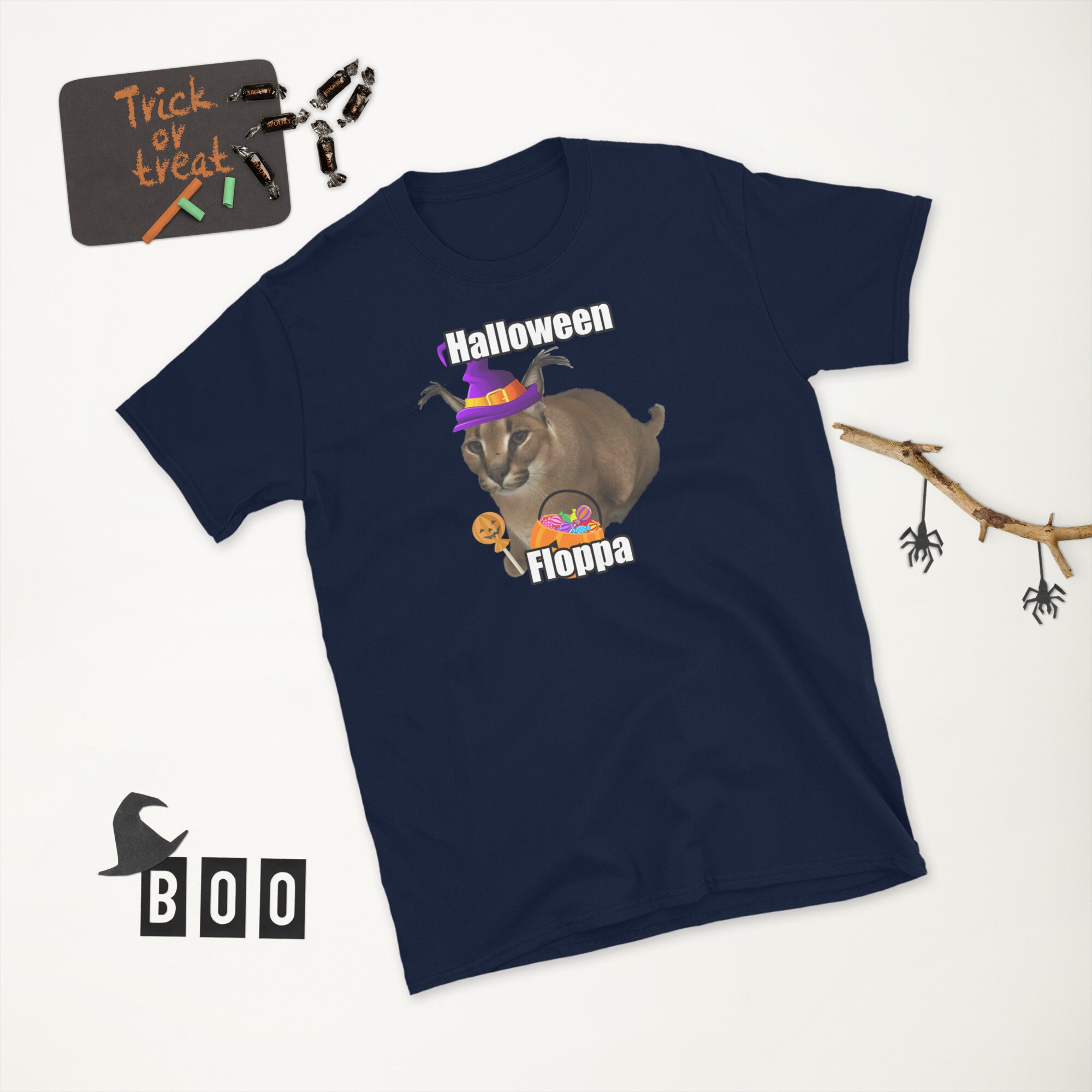 Halloween Big Floppa Meme - Caracal Cat Beloved Spooky Funny Cute