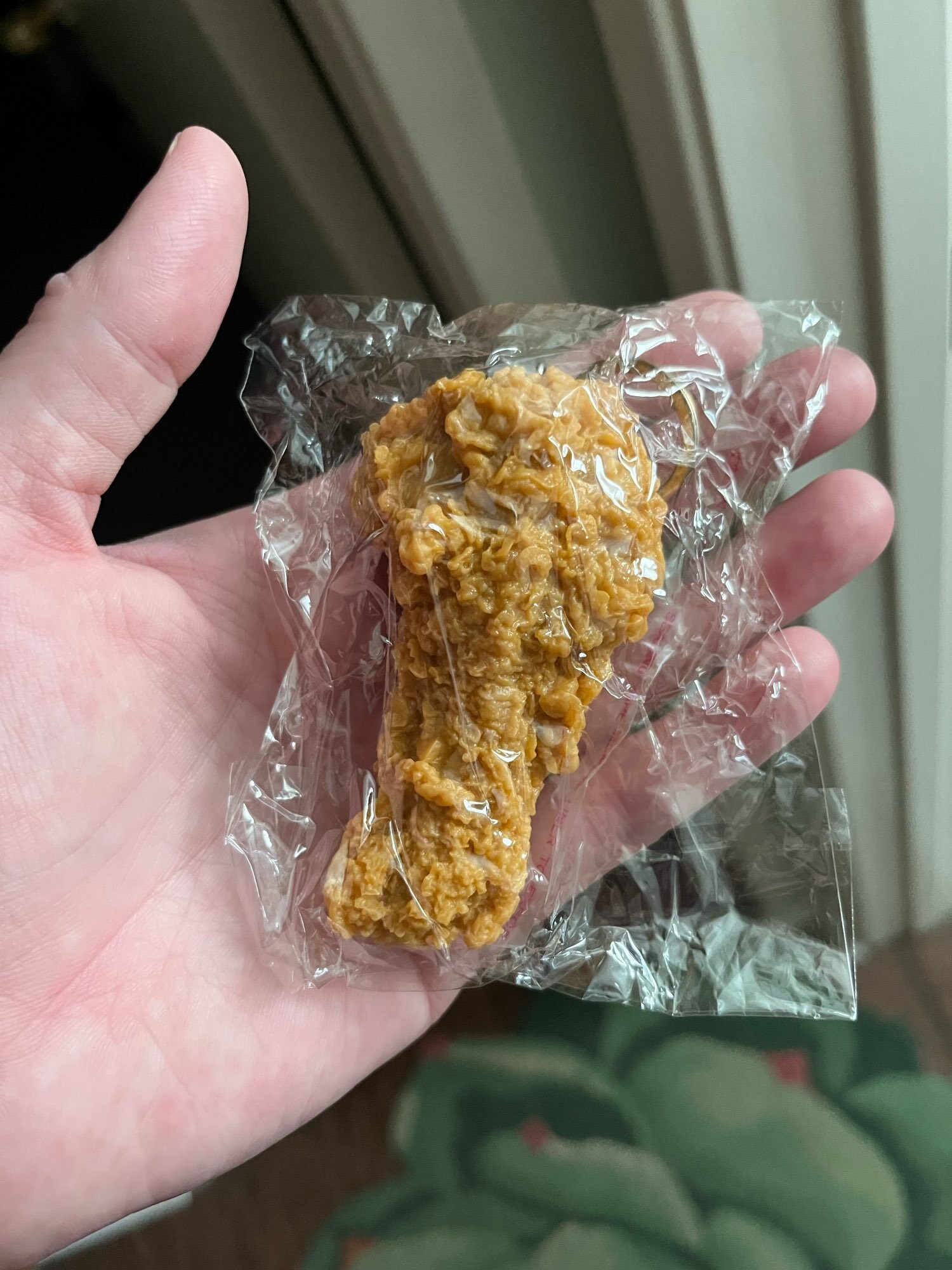 Funny Fried Chicken Drumstick Keychain Meme Food Key Ring Etsy Australia