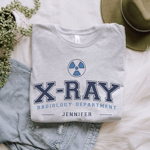 Custom Xray Technologist Shirt, Personalized Gift for X Ray Tech, Radiology Student Graduation Gift, X-ray Tech T-shirt, Tech Gift