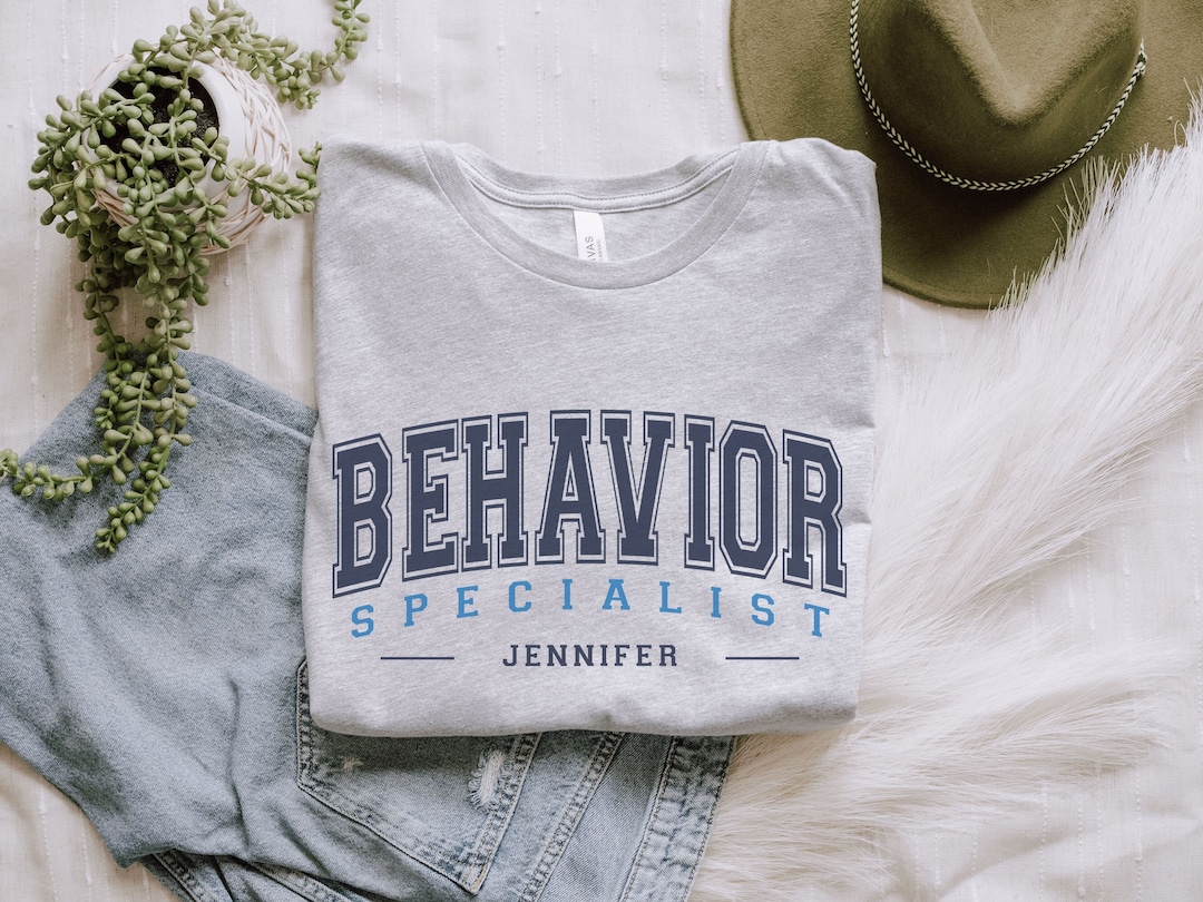 Custom Behavior Specialist Shirt, Personalized ABA Squad Gift, Behavior ...