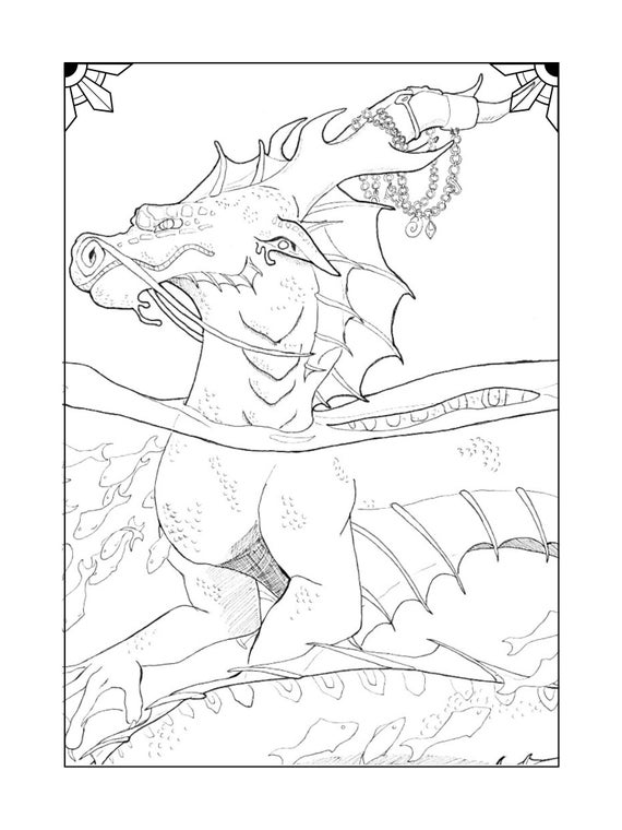 Water Dragon Coloring Pages