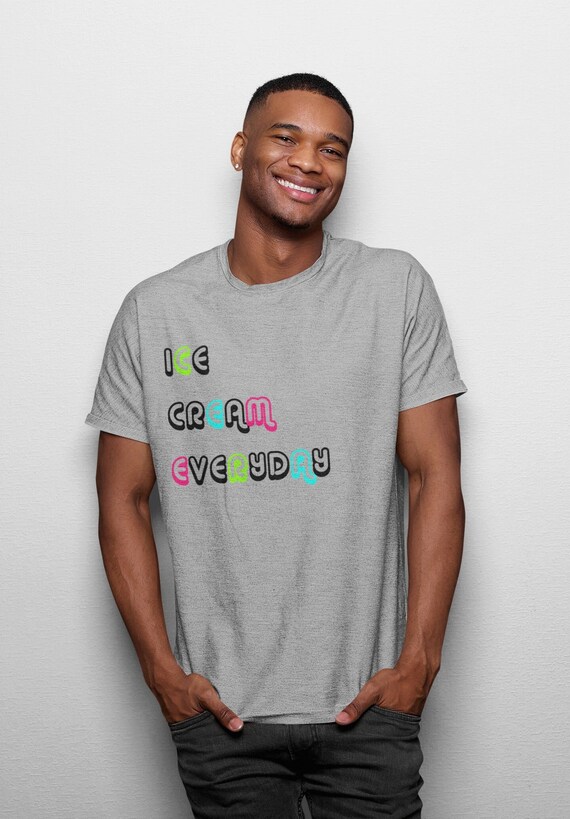 Ice Cream Funny T shirt Unisex Jersey Short Sleeve Shirt Ice Cream Party Gift Fun Gift Gift for Foodie Gifts for Ice Cream Lovers Etsy