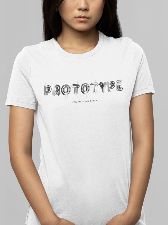 Prototype T shirt Minimalist Print Graphic Tees Engineer Gift