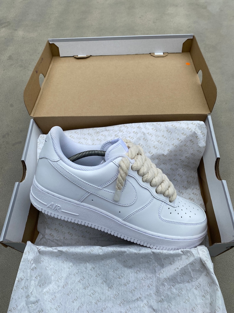 Nike Air Force 1 Rope Custom Etsy
