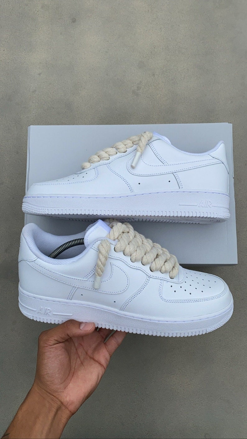 Nike Air Force 1 Rope Custom Etsy