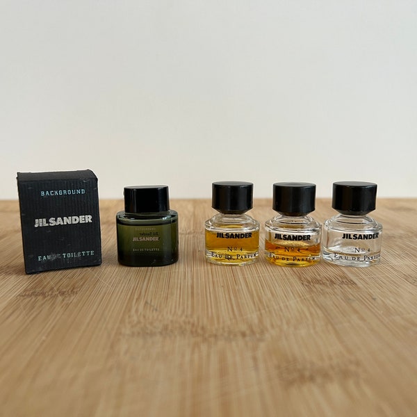 Parfum miniature Jil Sander No.4, fond Jil Sander