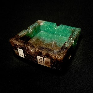 Epoxy Resin Square Ashtray