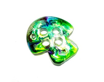 Epoxy Resin Mushroom Cart holder/ organizer