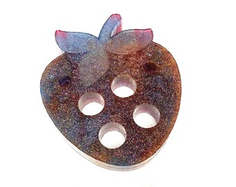 Epoxy Resin Strawberry Cart Holder