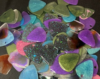 Mystery Guitar Picks! Varying Widths and Colors! Mystery Bags, Boxes, Rainbow, Holographic