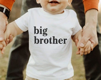 Big Brother T-shirt + Big Sister T-shirt + Custom Onesie + Big Brother Onesie + Pregnancy Reveal + Big Brother Onesies + Big Sister T-shirt