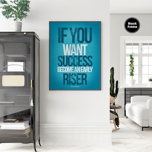 Motivational Poster, Motivational Wall Art, Motivational Quotes, Motivational, Office Wall Art, Work Motivation, Office Wall Décor, Business