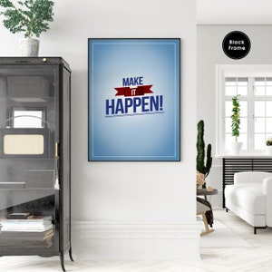 Motivational Poster, Motivational Wall Art, Motivational Quotes, Motivational, Office Wall Art, Work Motivation, Office Wall Décor, Business