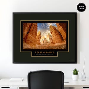 Motivational Poster, Perseverance, Motivational Wall Art, Motivational Quotes, Motivational, Office Wall Art, Office Wall Décor, Motivation