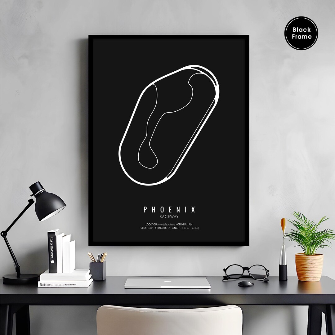 Phoenix Raceway, Nascar Racetrack, Nascar Wall Art, Racetrack Wall Art ...