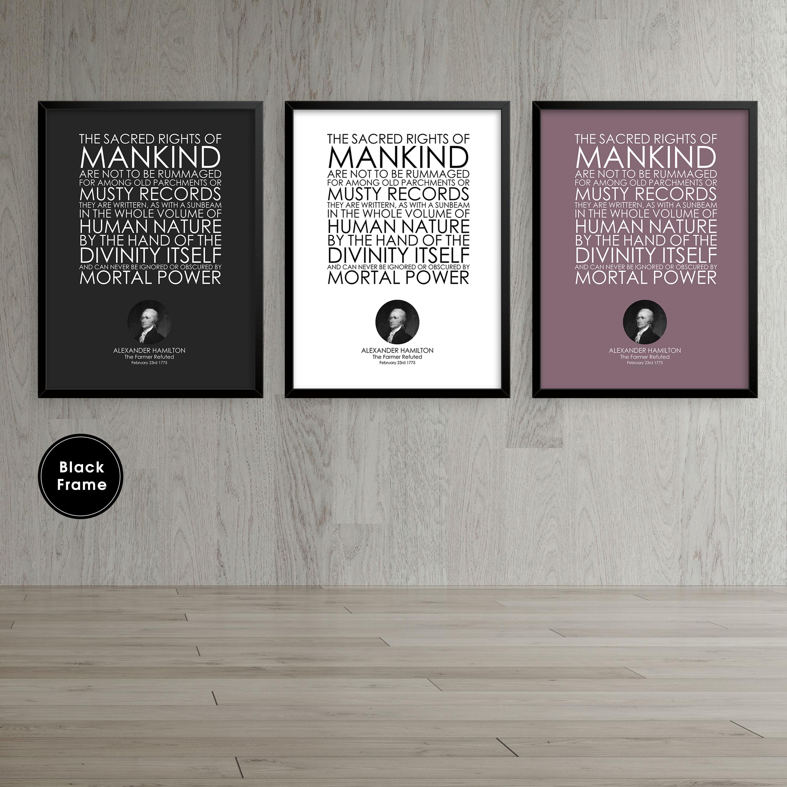 Alexander Hamilton the Farmer Refuted Great Speeches Great Speech Motivational Speech Literature Literary Print Literary Art Print Etsy