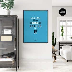 Motivational Poster, Motivational Wall Art, Motivational Quotes, Motivational, Office Wall Art, Work Motivation, Office Wall Décor, Business