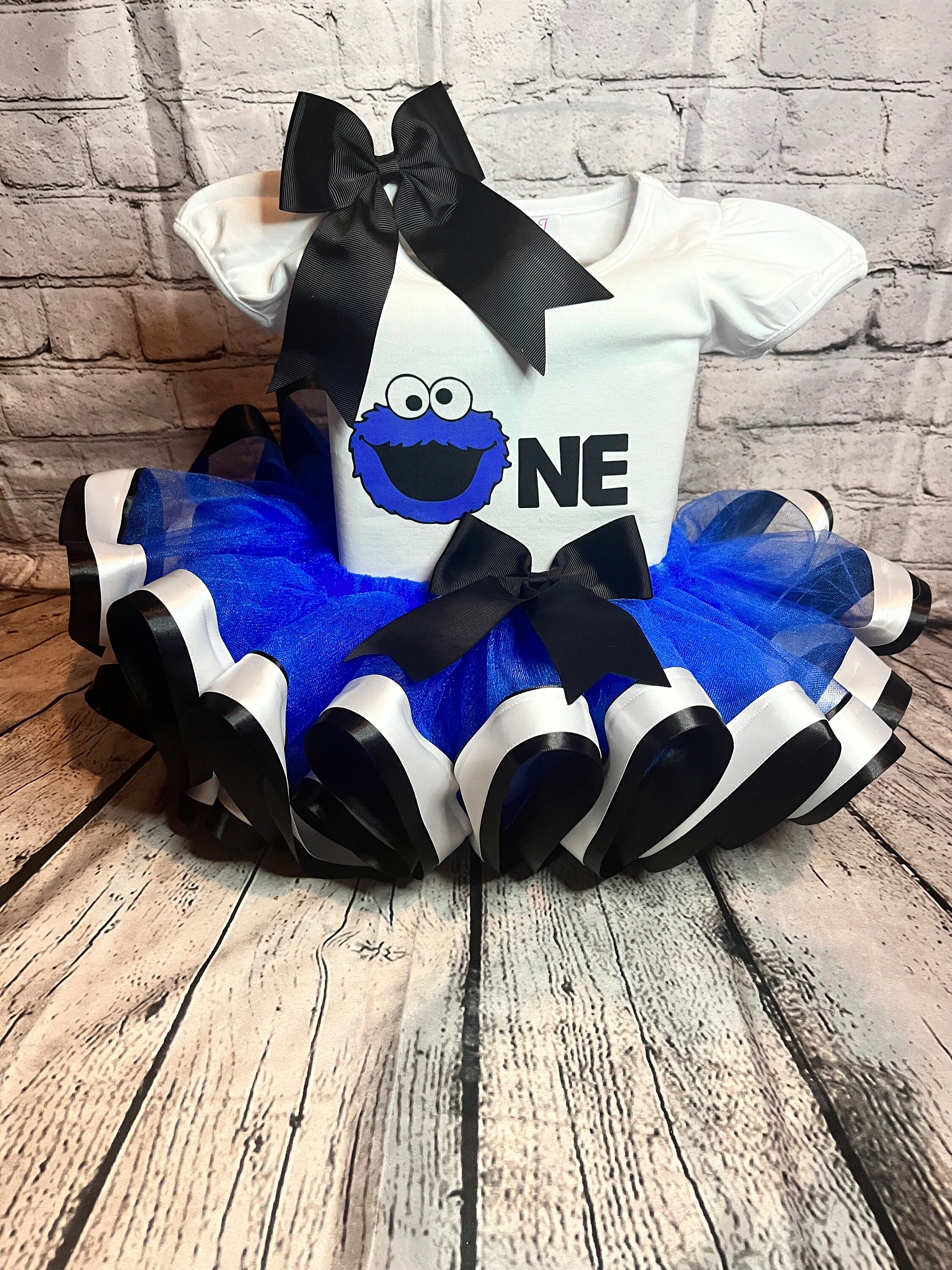 Cookie monster tutu clearance dress