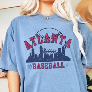 Comfort Colors Atlanta Baseball Shirt Atlanta Shirt Atlanta Georgia Shirt Atlanta Gifts Atlanta Fan shirt Unisex Tee