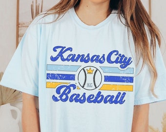 Comfort Colors Kansas City Baseball Shirt Kansas City Shirt