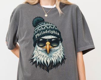Comfort Colors Eagles Shirt, Eagles Game Day Apparel, Eagles Mascot Tee