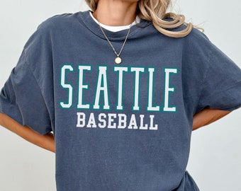 Comfort Colors Seattle Baseball Shirt, Game Day Seattle Shirt