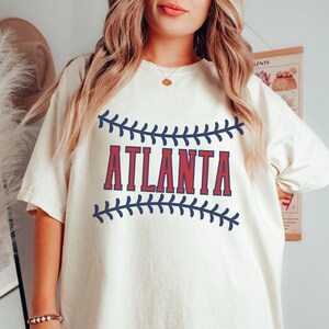 Comfort Colors Atlanta Baseball Shirt Atlanta Shirt Atlanta Georgia Shirt Atlanta Gifts Atlanta Fan shirt Unisex Tee
