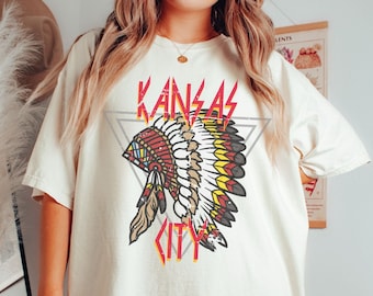 Comfort Colors Kansas City Shirt, Kansas City Shirt, Unisex Tee, Game Day Apparel, Kansas City Gifts