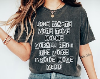 Comfort Colors Punk Rock Shirt Emo Tee Elder Emo Gift Blink Shirt Jone Waste Yore Toyme Shirt