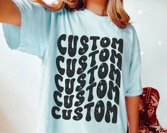 Comfort Colors Custom Mascot Shirt, Custom Team Shirt
