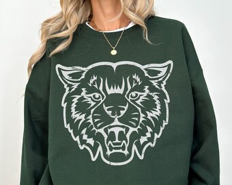 Bobcats Sweatshirt, Bobcats Mascot Crewneck, Bobcats Shirt