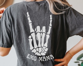 Comfort Colors Emo Mama Shirt Emo Mom Shirt Elder Emo Shirt