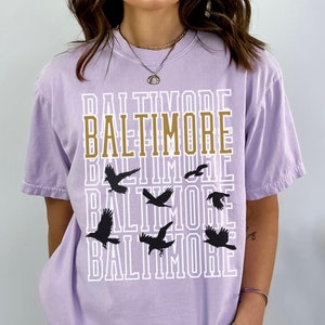 Comfort Colors Baltimore Shirt Baltimore Football Tee Game Day Apparel