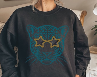 Jaguars Sweatshirt, Jaguars Crewneck, Jaguars Shirt, Jaguars Mascot Sweatshirt