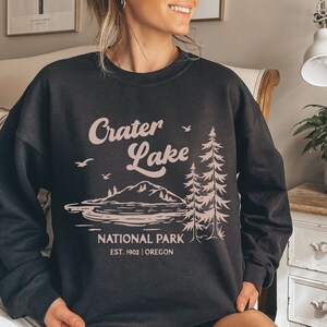 Crater Lake National Park Sweatshirt Crater Lake Sweatshirt Crater Lake Shirt National Park Crewneck