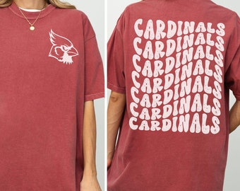 Comfort Colors Cardinals Shirt, Cardinals Mascot Shirt