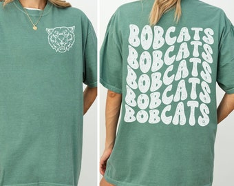 Comfort Colors Bobcats Shirt, Bobcats Mascot Shirt