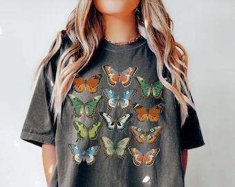 Comfort Colors Cottagecore Butterfly Shirt