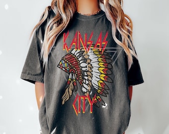 Comfort Colors Kansas City Shirt, Kansas City Shirt, Unisex Tee, Game Day Apparel, Kansas City Gifts