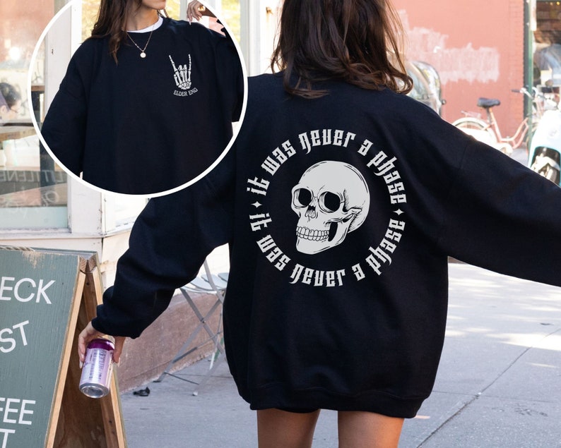 Elder Emo Sweatshirt, Elder Emo Shirt Black